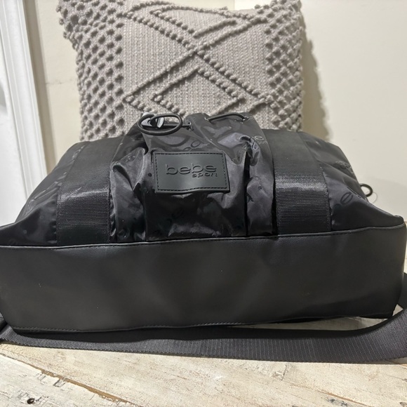 NWOT❤️BEBE Everyday Signature Nylon Tote - Picture 6 of 8